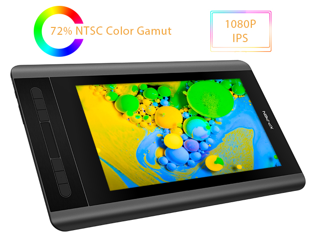 XP-PEN Artist12 11.6 Inch FHD Drawing Monitor Pen Display Graphic Monitor with PN06 Battry-Free Pen Multi-Function Pen Holder and Glove 8192 Pressure Sensitivity