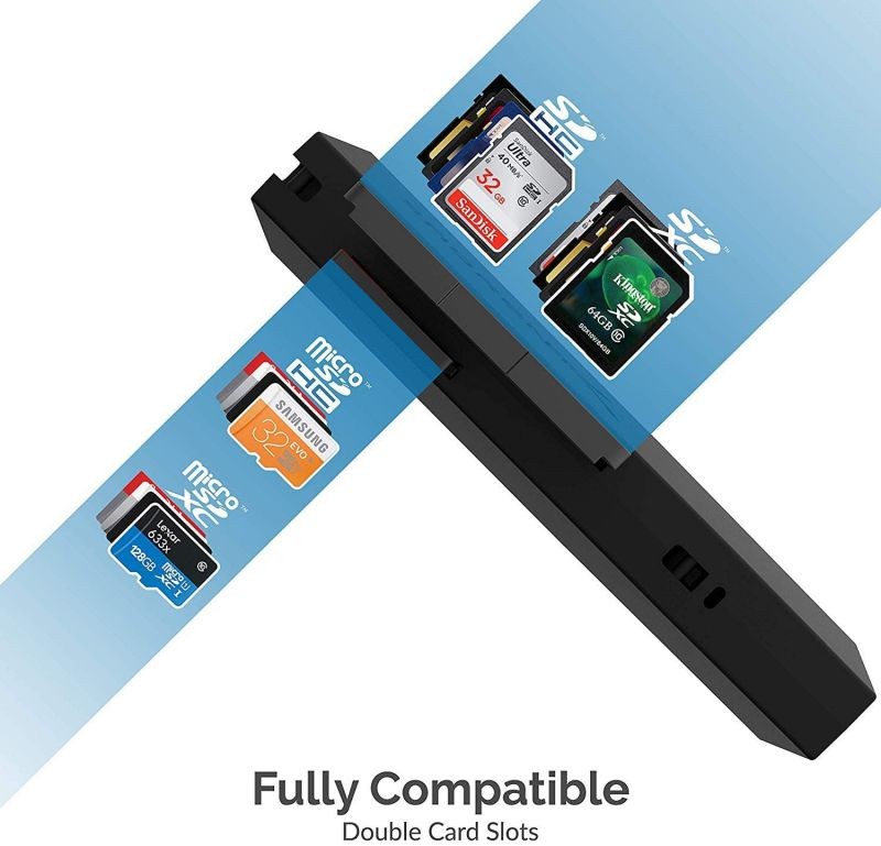 TOPRAM micro TF microSD microSDHC microSDXC to SD Adapter support Samsung Kingston SanDisk up to 128GB Capacity