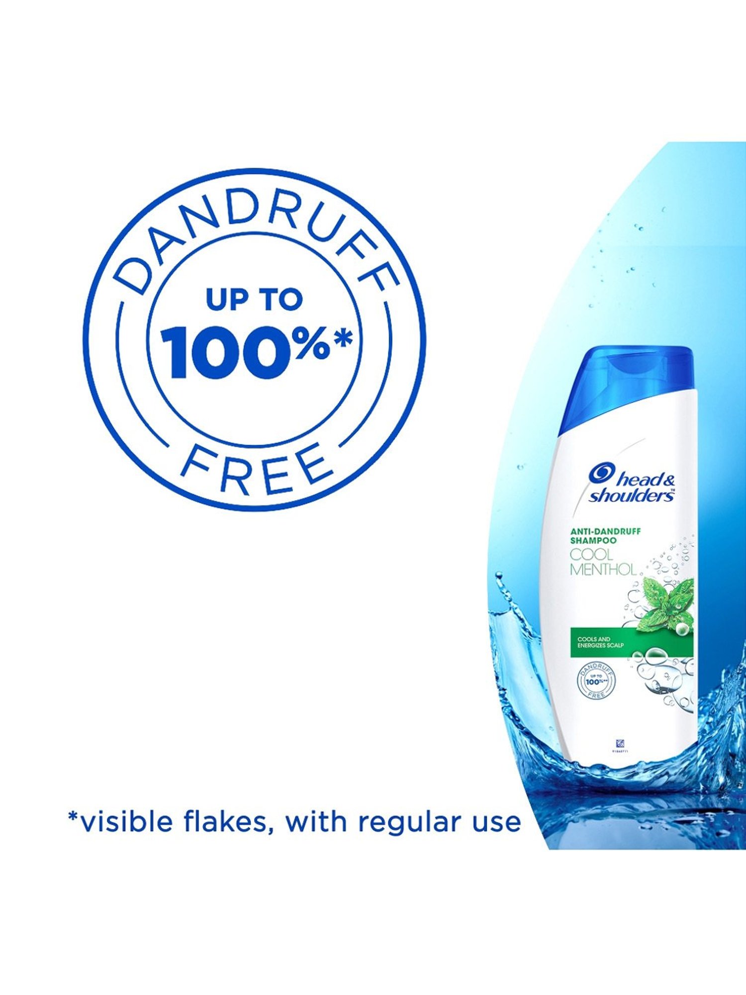 Head & Shoulders Cool Menthol Anti-Dandruff Shampoo - 180 ml