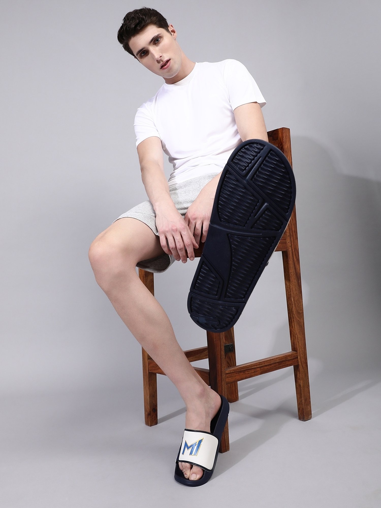 Chupps Men's MI Official White Slides