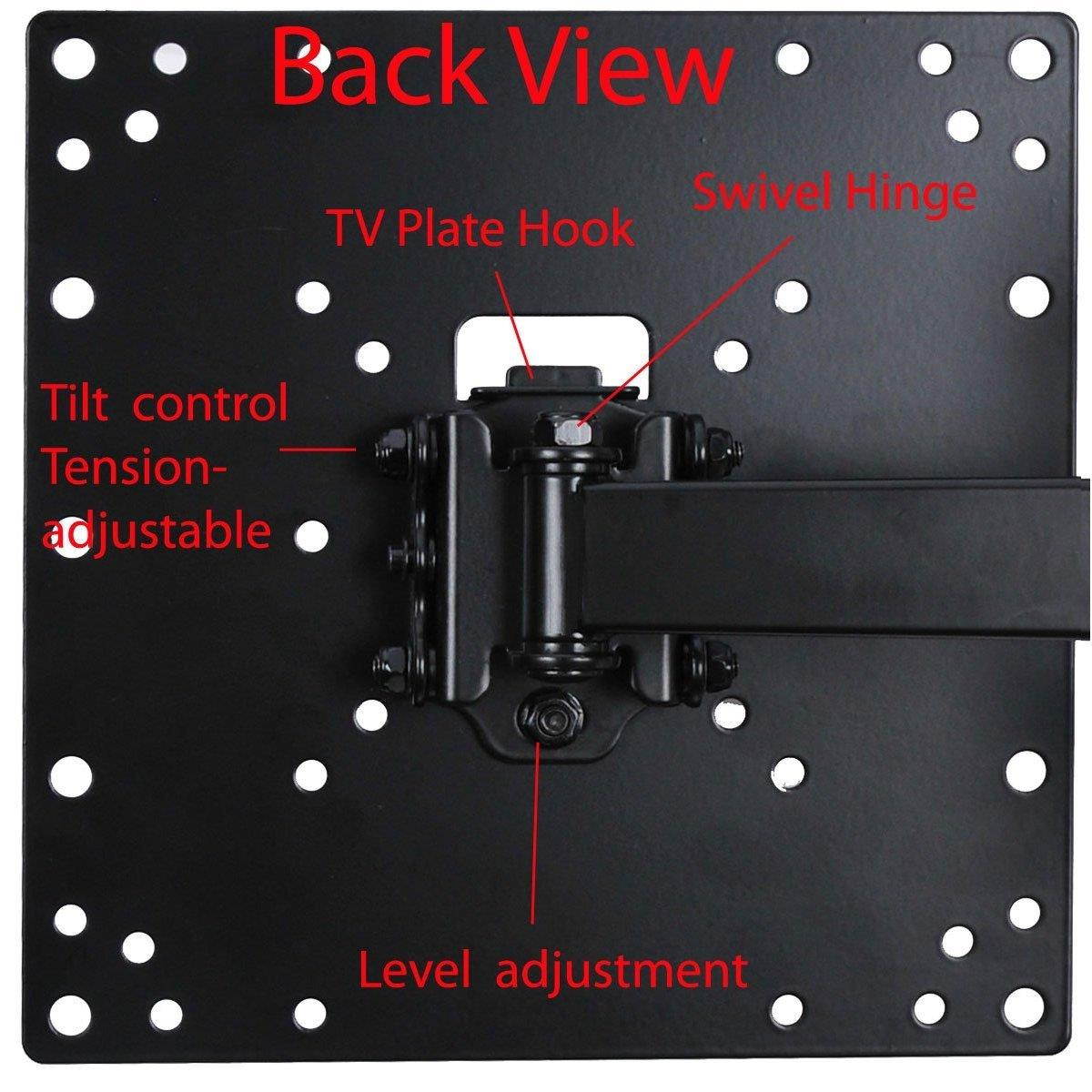 VideoSecu Articulating Tilt Swivel LCD TV Wall Mount for HANNSpree ST42DMSB LCD HDTV - 66lbs Loading Capacity CK9
