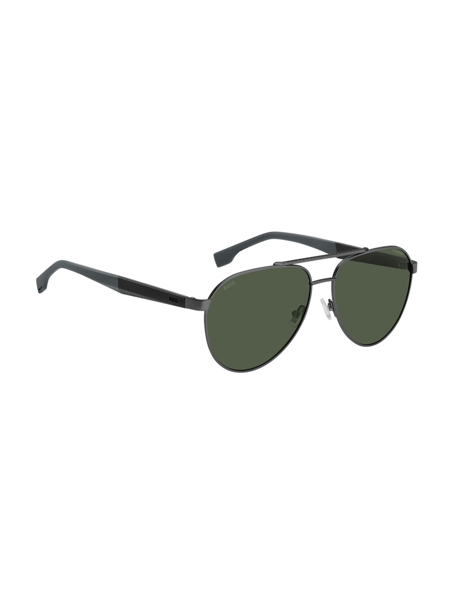 Hugo Boss Green Aviator Sunglasses for Men
