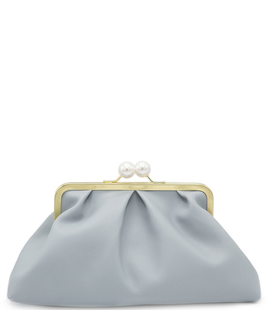 ZAC Zac Posen Lacey Soft Frame Pearl Clutch