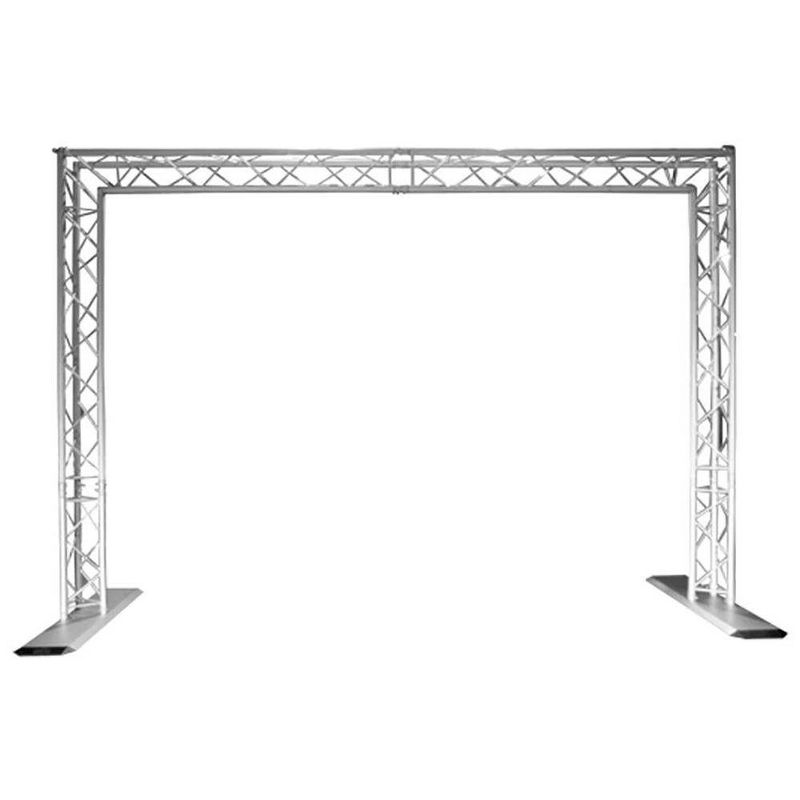 Chauvet Trusst Post Kit Lighting Truss System + Transport Case + 8 Truss Clamps