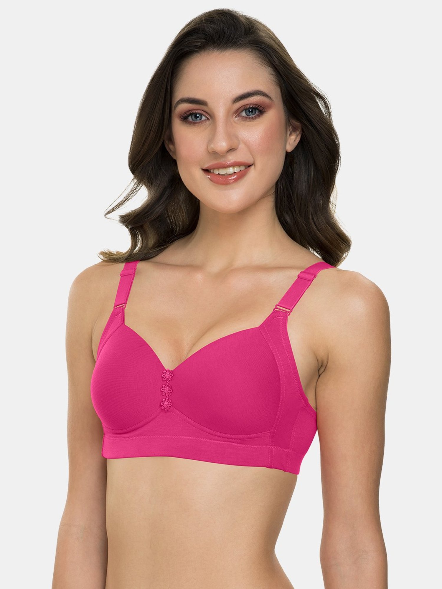 Tweens Raspberry Non Wired Padded Minimizer Bra