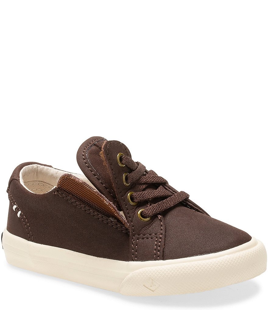 Sperry Boys' Striper II Junior Leather Sneakers (Infant)