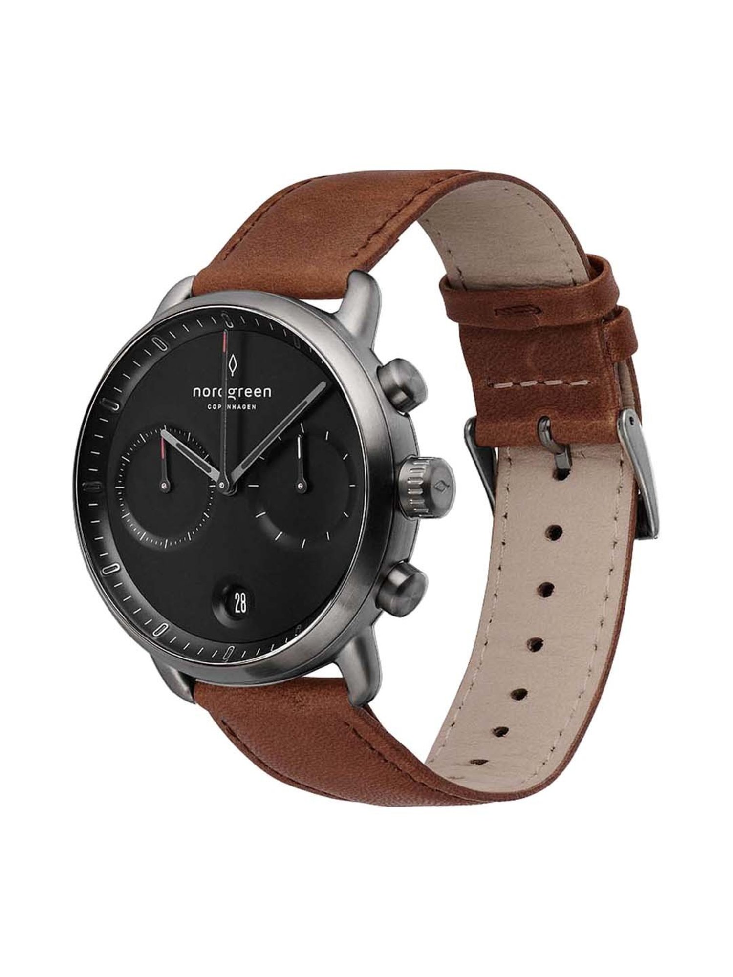 Nordgreen PI42GMLEBRBL Pioneer Analog Watch for Men