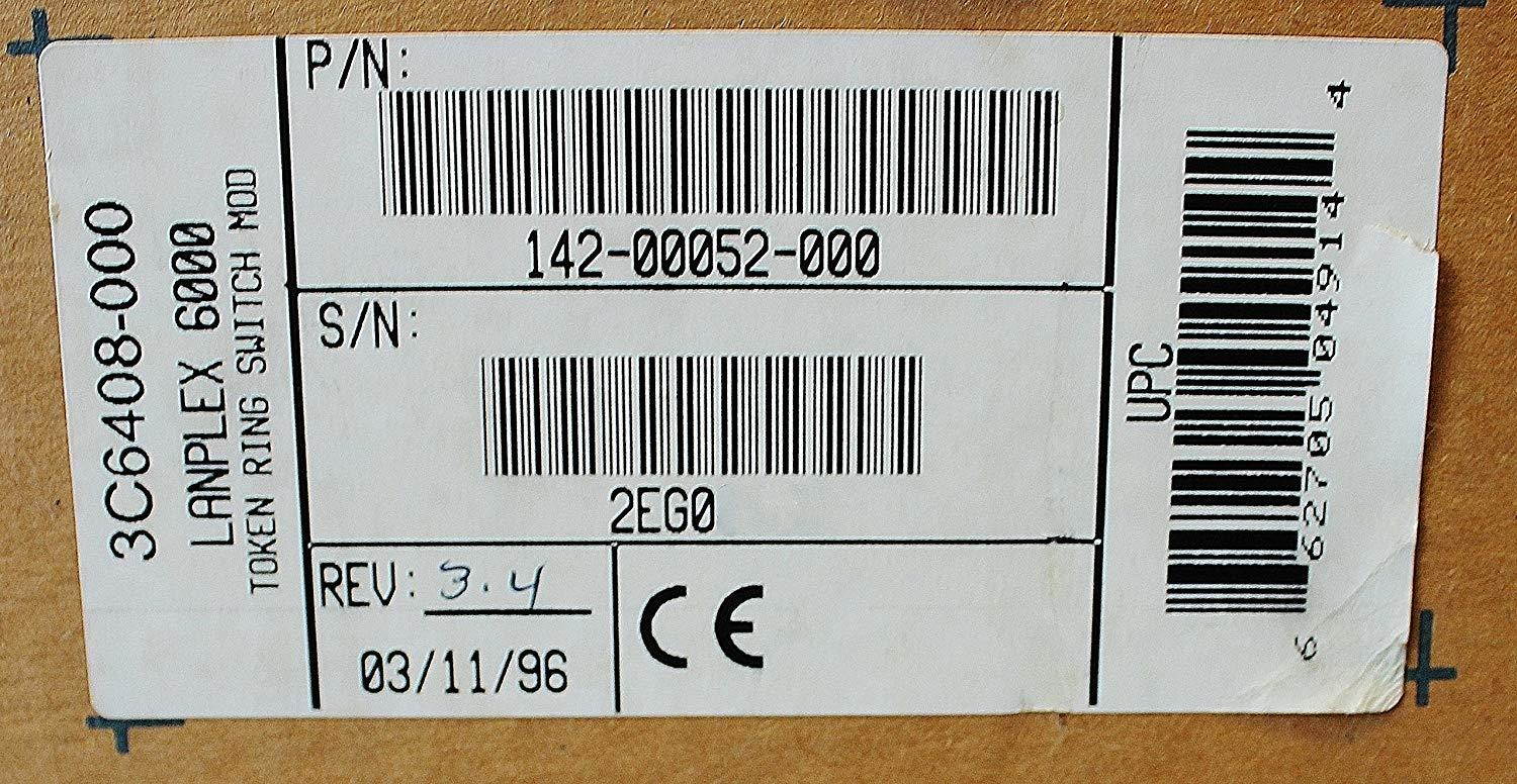 3COM 3C6408-000 LANplex 6000 Token Ring Switching Module