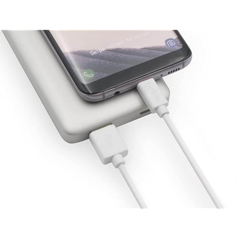 MIXIT Micro USB Cable for Samsung Phones White 4 Feet