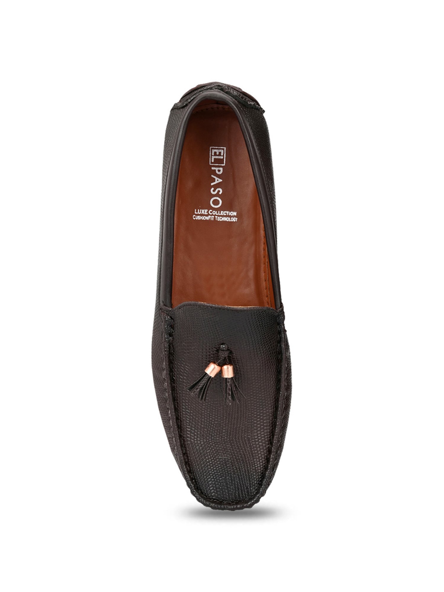 El Paso Men's Brown Casual Mocassins