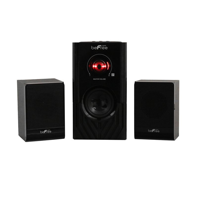 beFree Sound 2.1 Channel Surround Sound Bluetooth Speaker System -Black