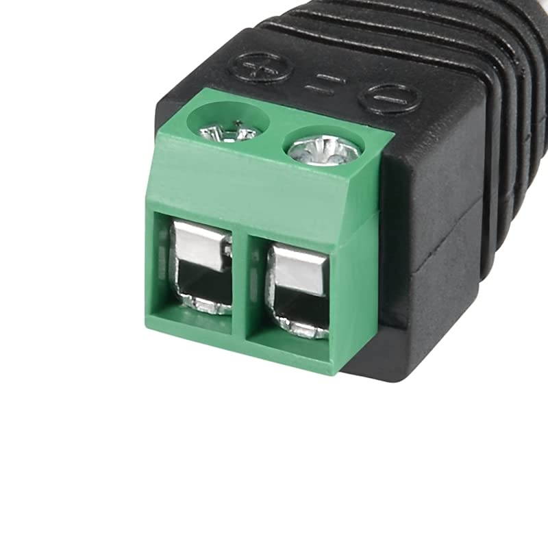 RCA Adapter 12 Pcs RCA to AV Screw Terminal Adapter Phono Plug Solderless Converter AudioVideo Connector Adapter CCTV Applications RCA Male Cable