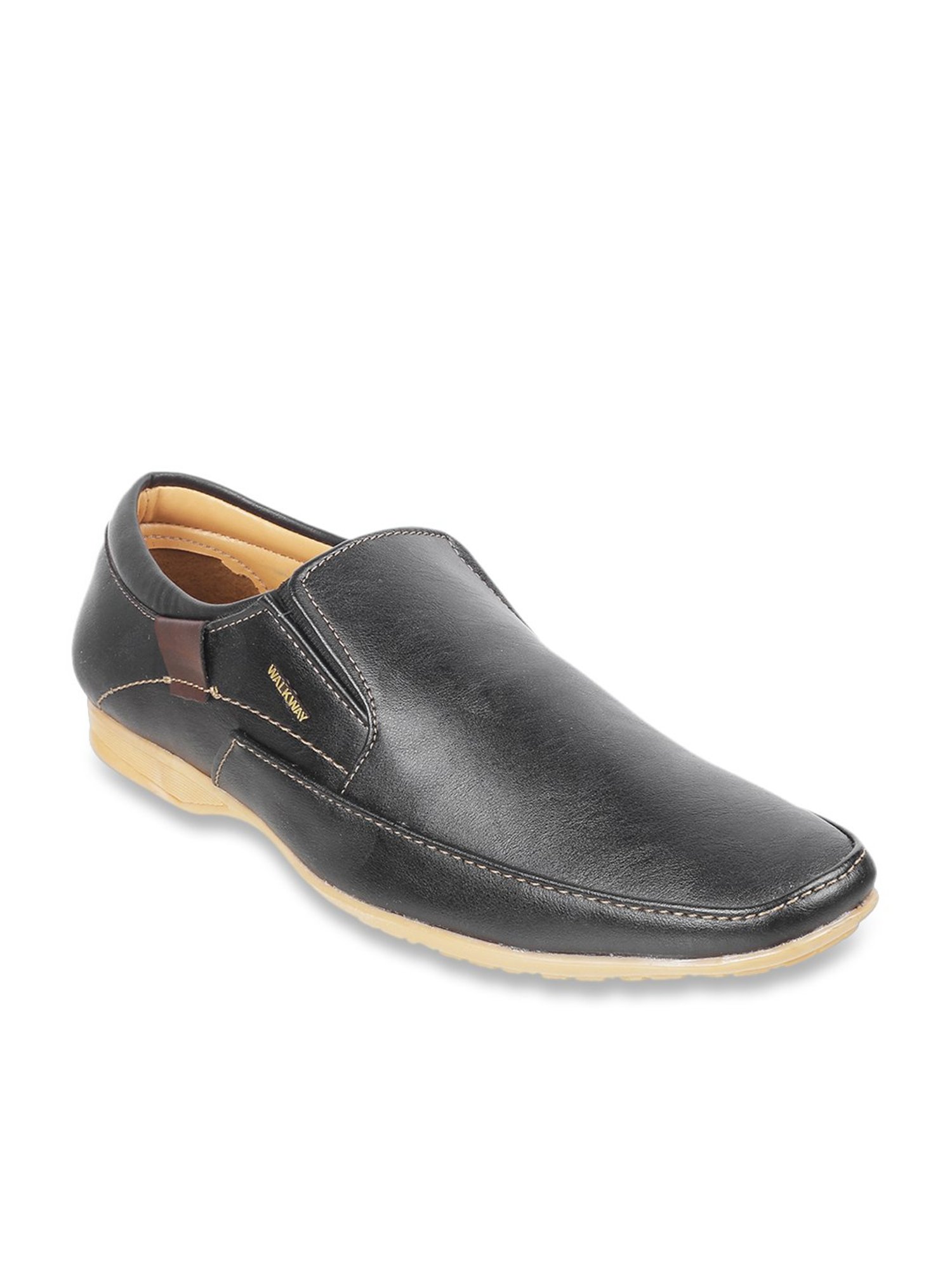 Walkway Men's Black Casual Moccasins