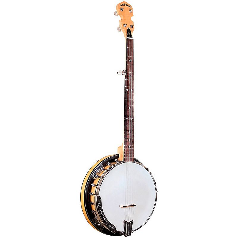Gold Tone Left-Handed Maple Classic Banjo with Steel Tone Ring Gloss Natural