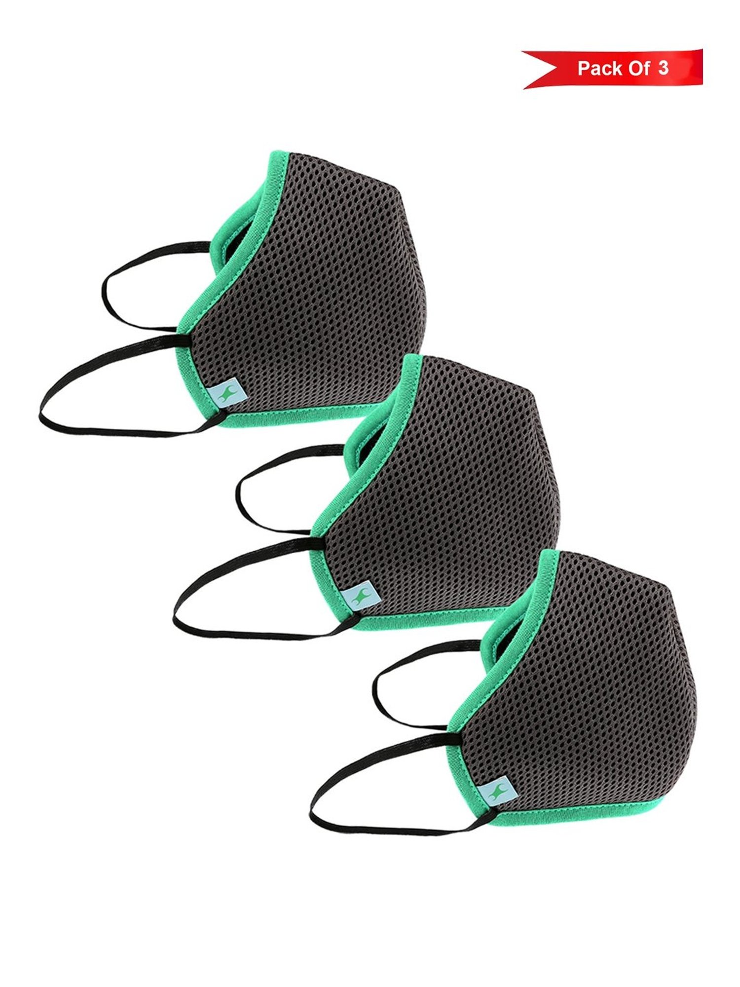 Fastrack 4 Layered Reusable Face Mask -Pack of 3