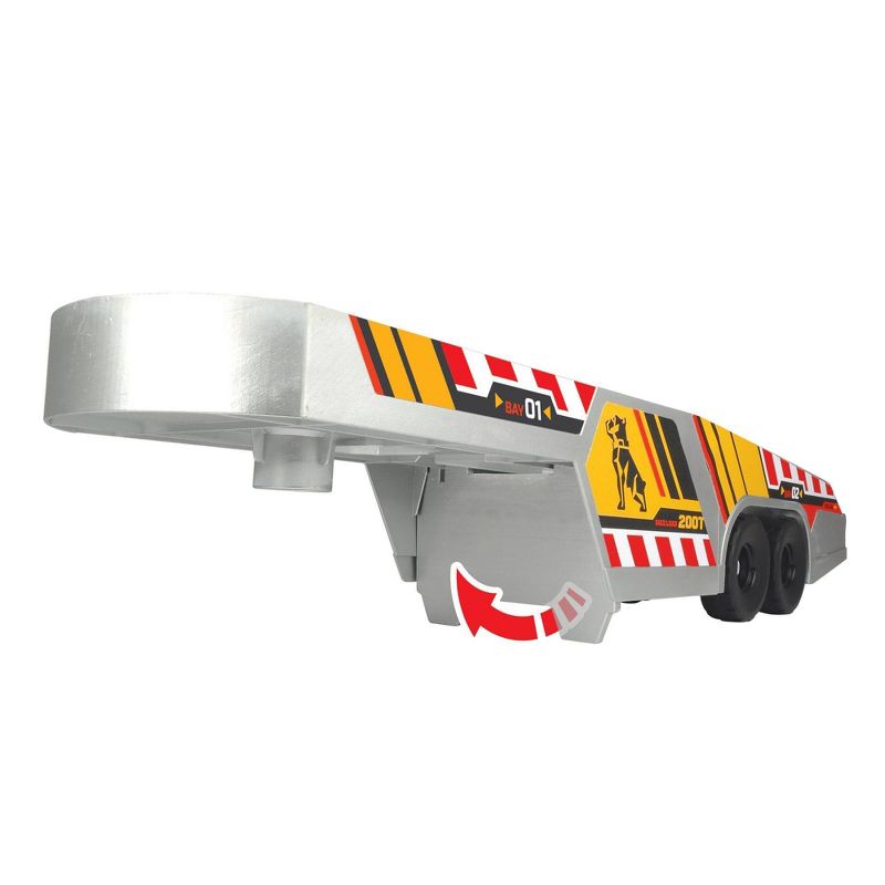 Dickie Toys 28" Mack Truck with 2 Volvo Construction Trucks