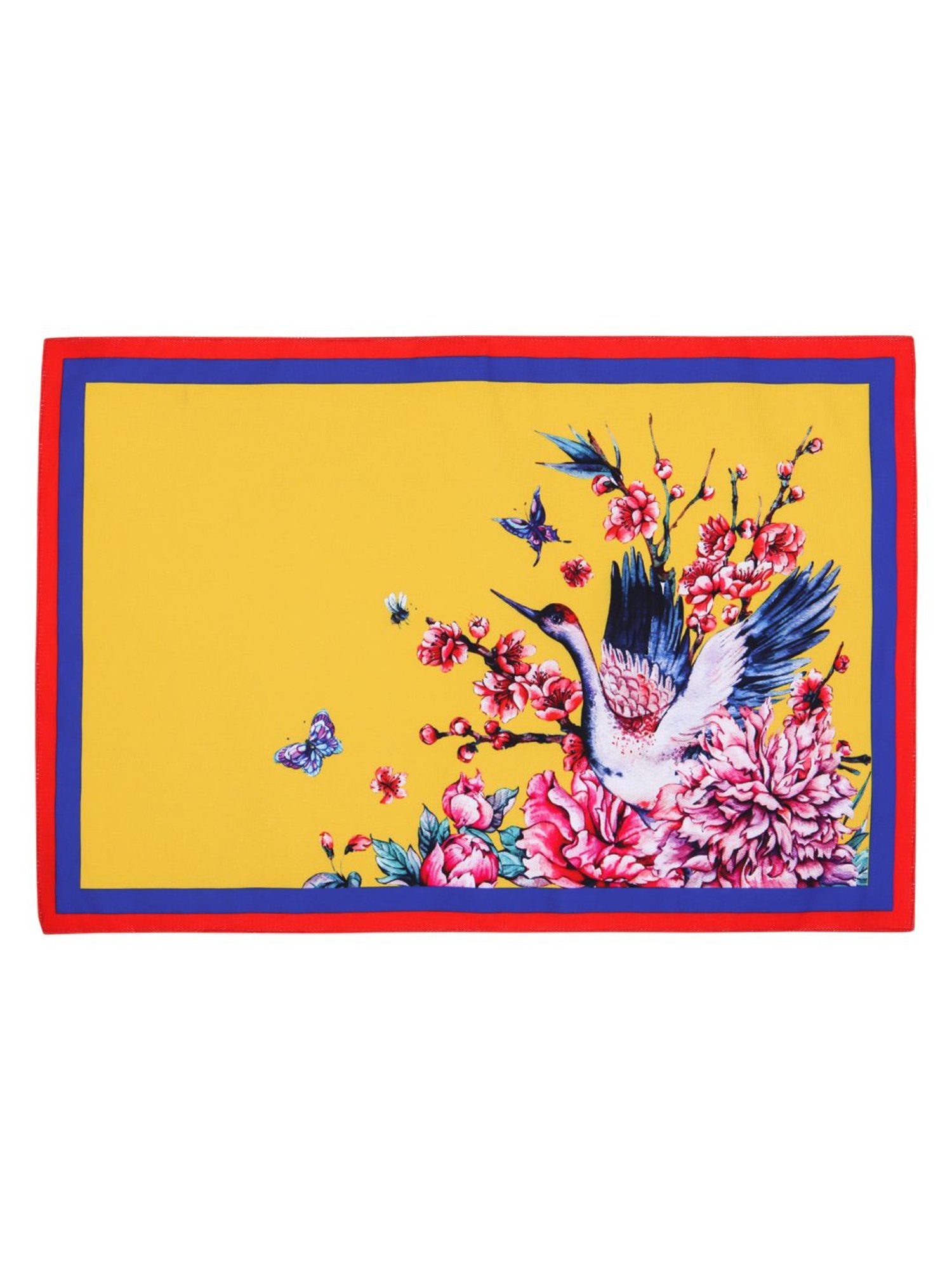 SEJ by Nisha Gupta Yellow Placemats - Set of 4