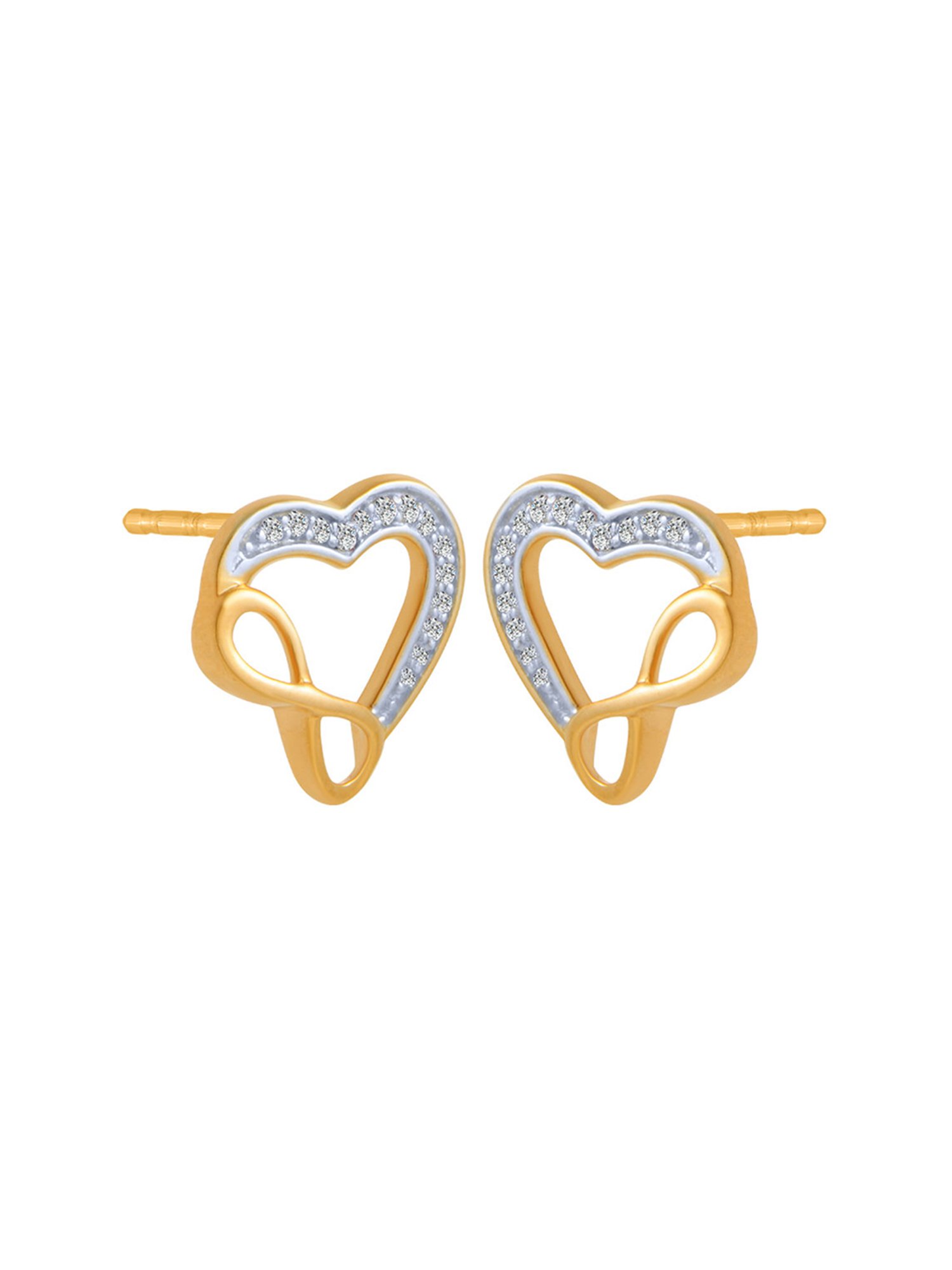 P.C. Chandra Jewellers 18 kt Gold & Diamond Earrings
