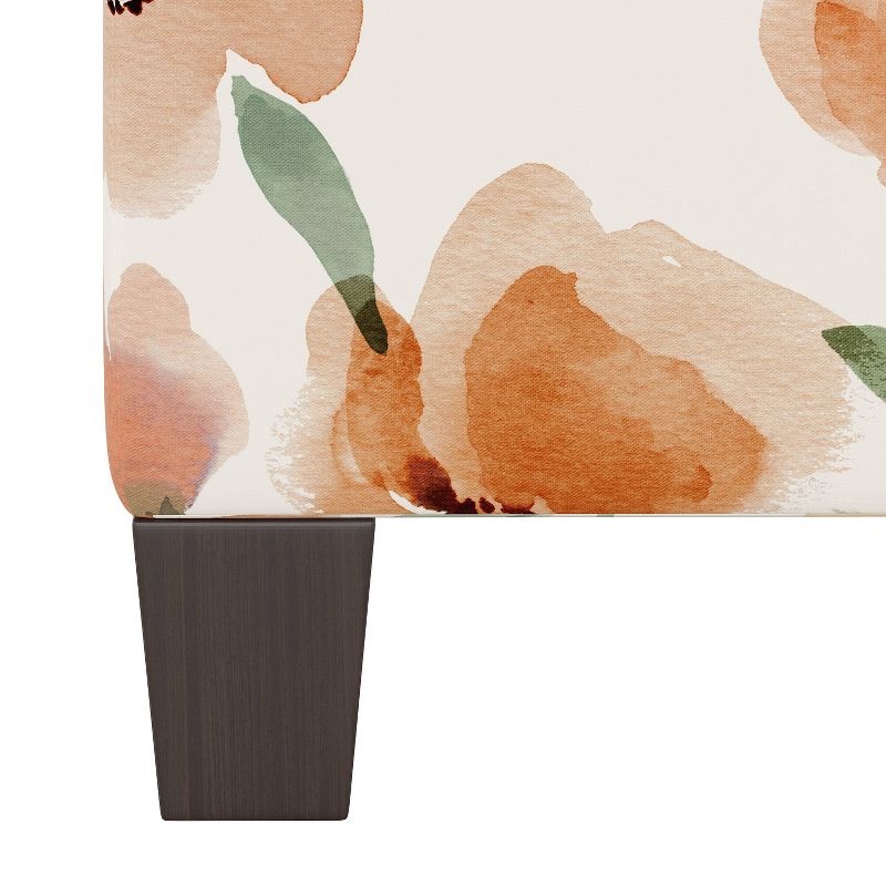 Square Ottoman Ginny Floral Harvest - Skyline Furniture