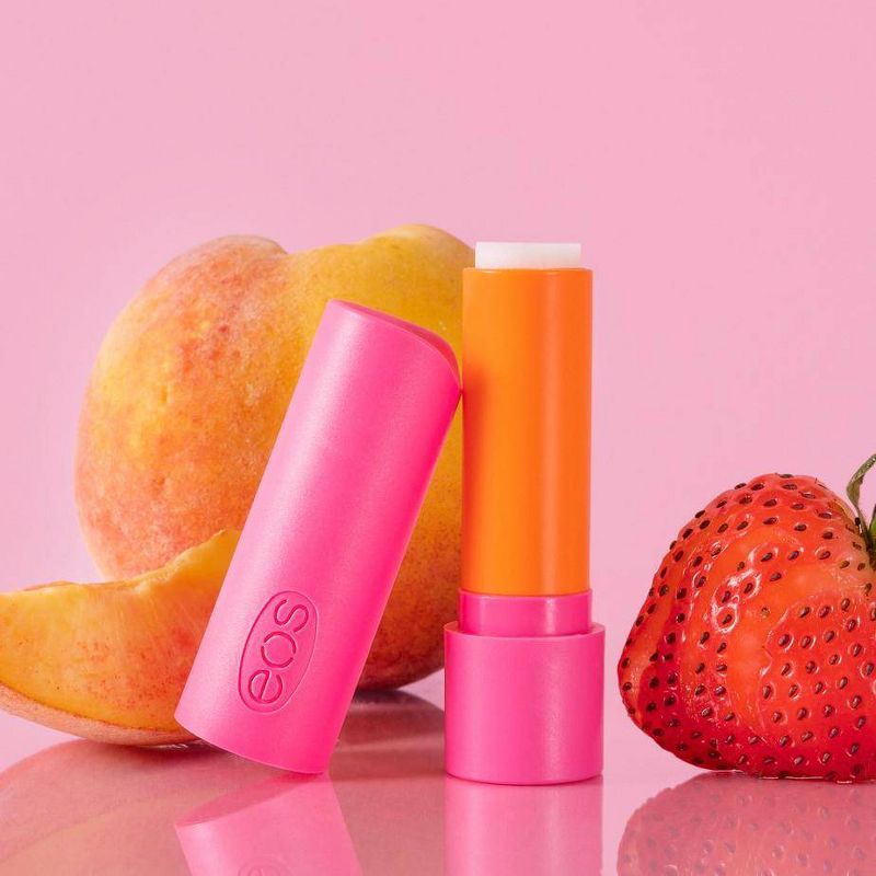 eos Super Soft Shea Lip Balm Stick - Strawberry Peach - 0.14oz