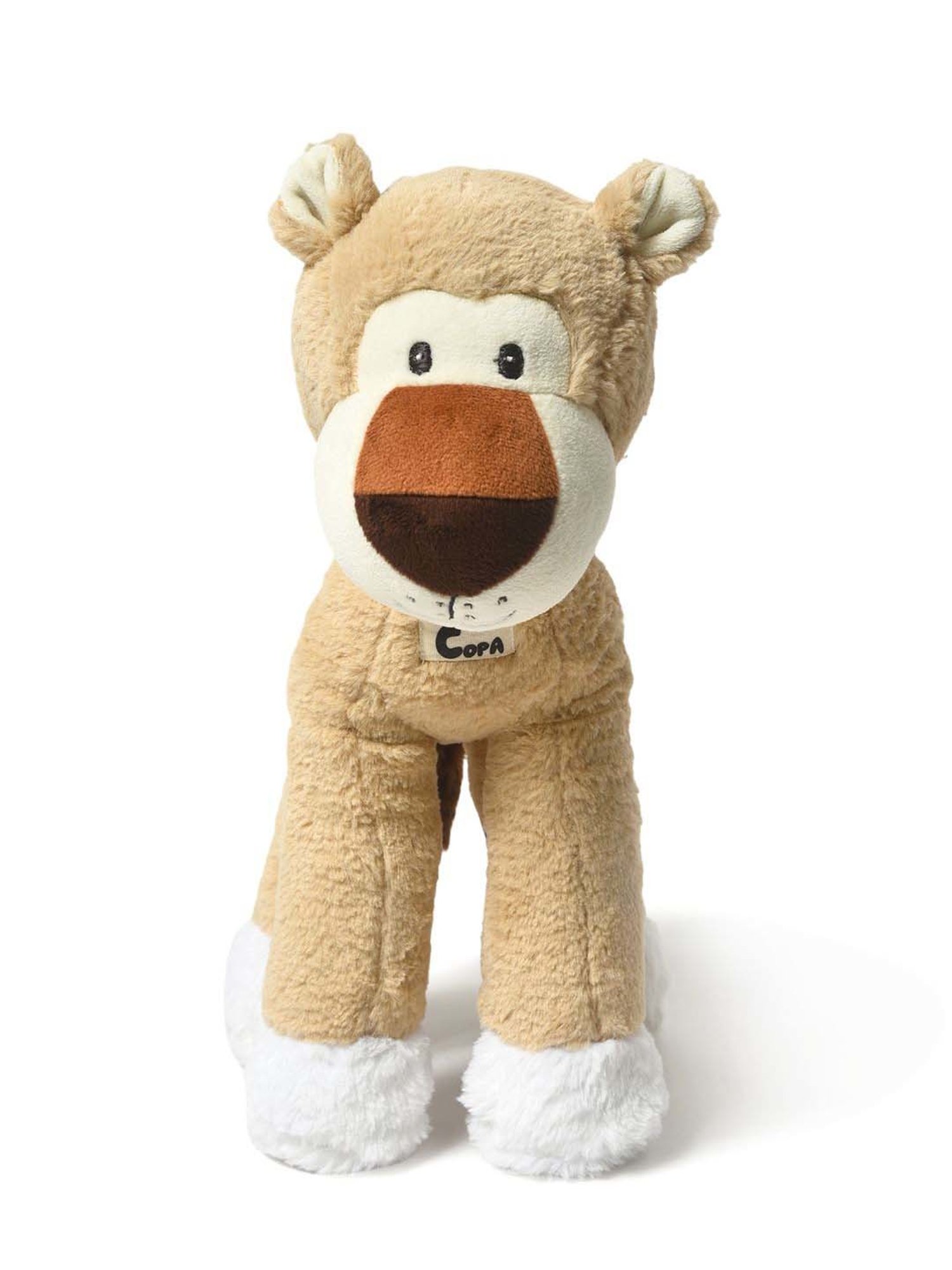 MiArcus Kids Brown & White Lion Cub Soft Toy