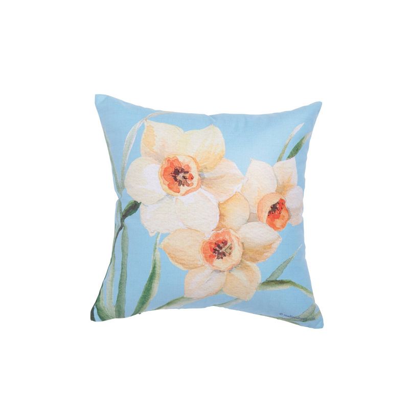 17"x17" Spring Daffodils Square Throw Pillow - Sure Fit