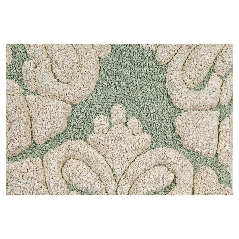 2pc Solid Memory Foam Shag Bath Mat Set Blue - Yorkshire Home