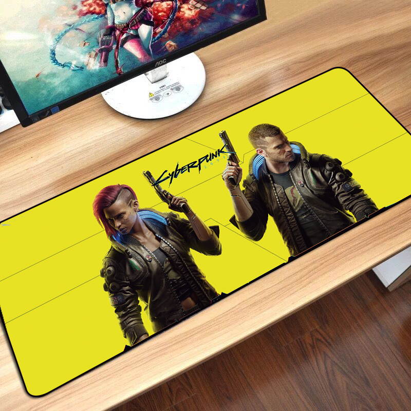 HISPETECH Large Gaming Mouse Pad for Cyberpunk 2077 Judy Alvarez V Samurai XL Computer Mousepad Custom
Speed Desk Mat For Laptop
