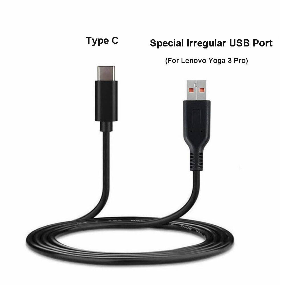 USB C Type C PD Power Adapter Plug Converter Cable for Lenovo Yoga 3 Pro, Yoga 900, Yoga 700, Yoga 3 11, Yoga 3 14, Yoga 3-1470, Yoga3 11-5Y10, Yoga3 14-IFI, Yoga3 11-5Y10, Yoga 3-1470
