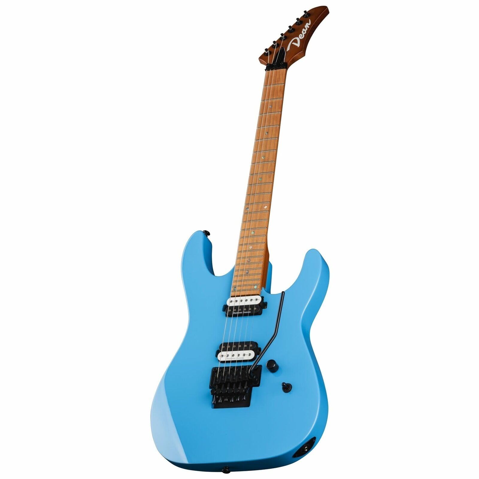 Dean Modern MD24 Roasted Maple Vintage Blue Floyd Rose Electric Guitar, MD24 F R