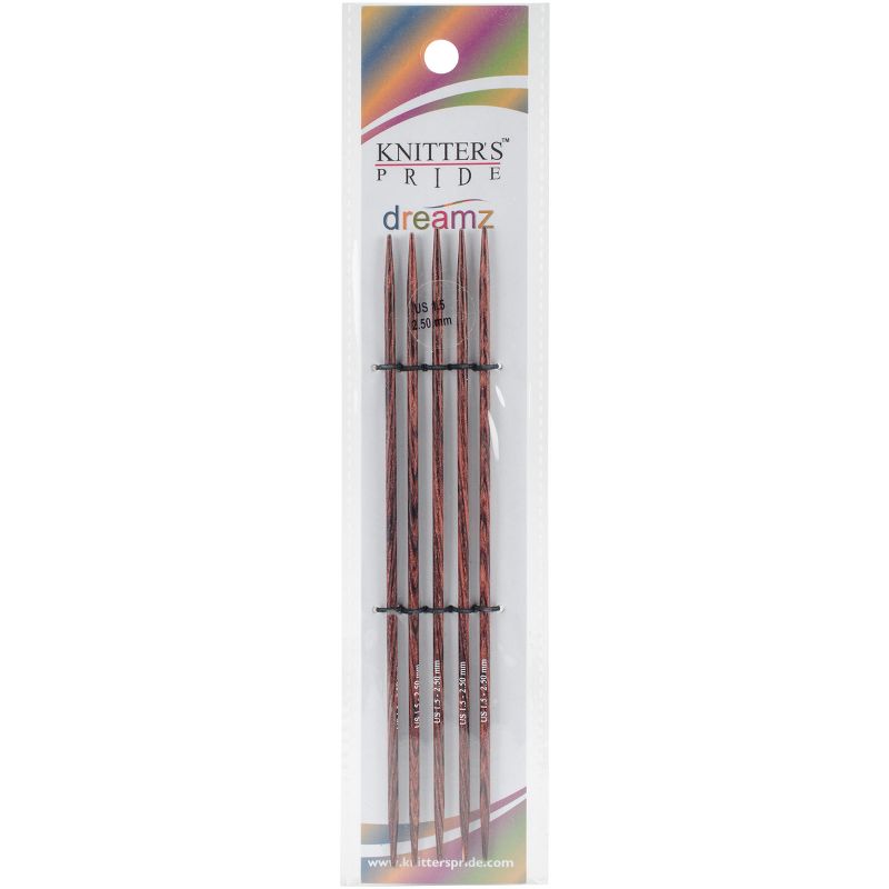 Knitter's Pride-Dreamz Double Pointed Needles 6"-Size 1.5/2.5mm
