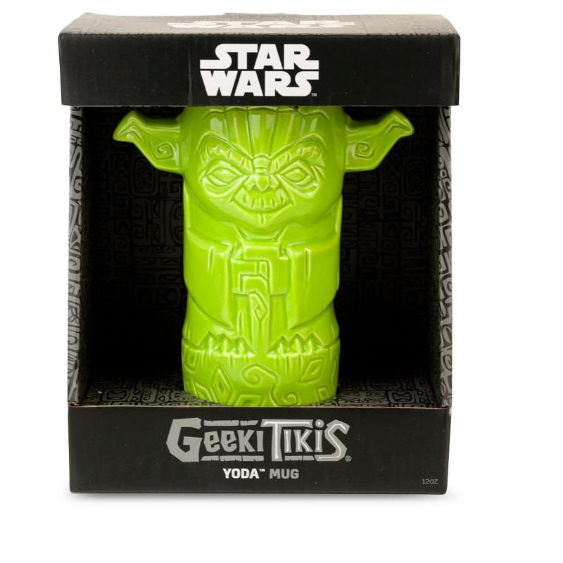 Beeline Creative Geeki Tikis Star Wars Master Yoda Mug | Ceramic Tiki Style Cup | Holds 12 Ounces