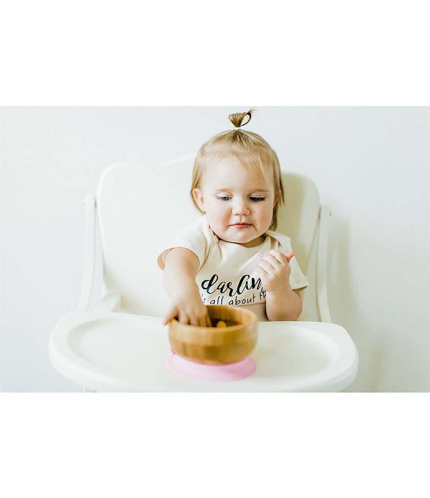 Avanchy Bamboo Suction Baby Feeding Bowl & Spoon