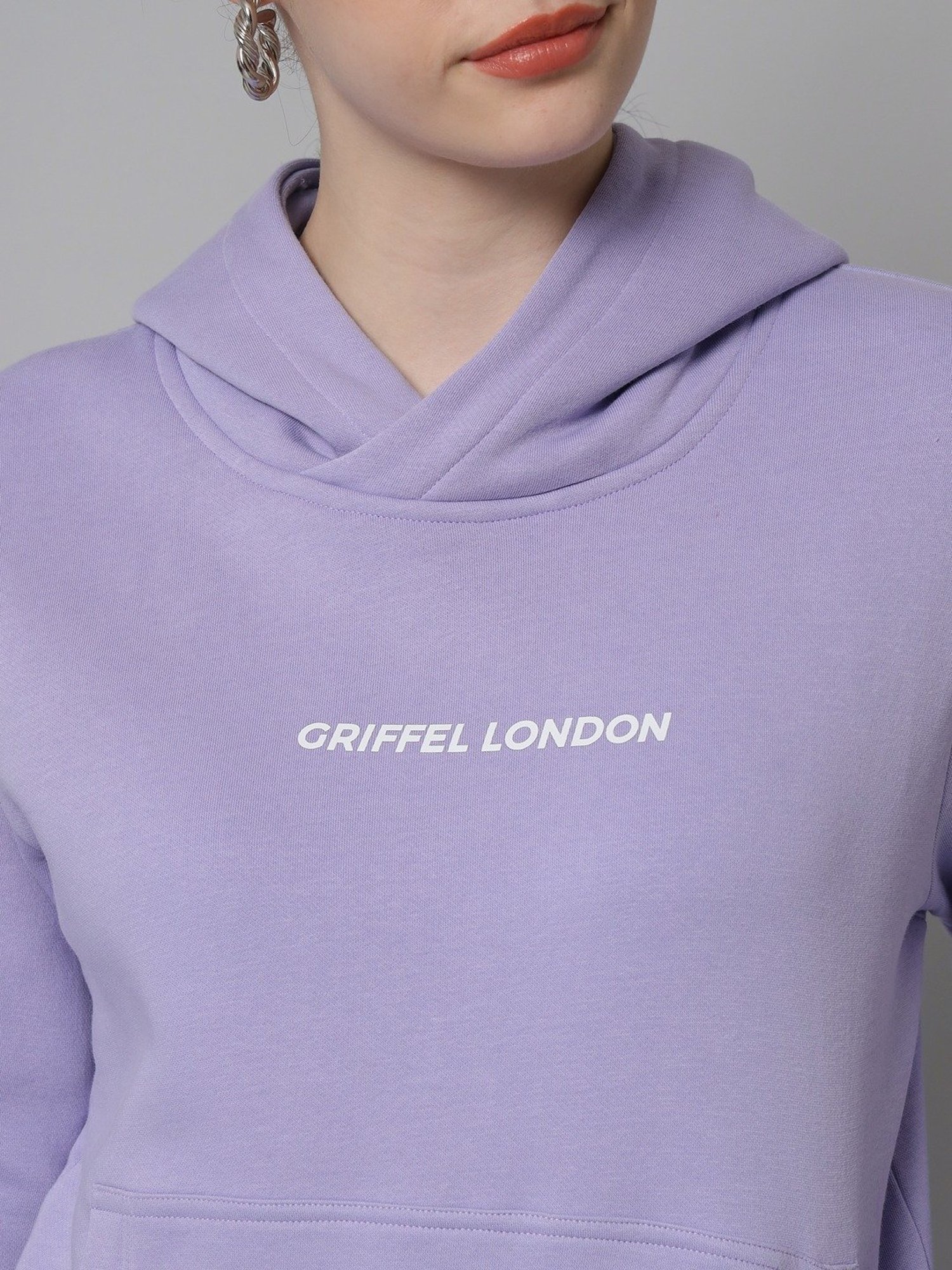 GRIFFEL Purple Regular Fit Track Suit