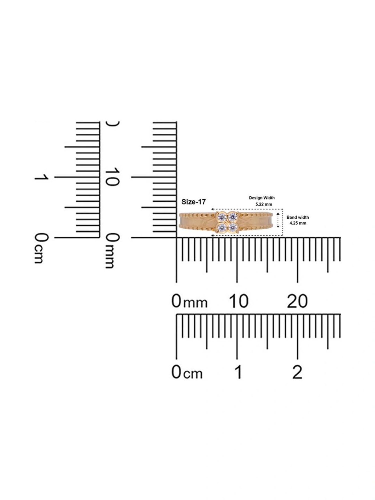 CKC Timeless Elegance: Traditional Close-Set Gold Ring with Zircon