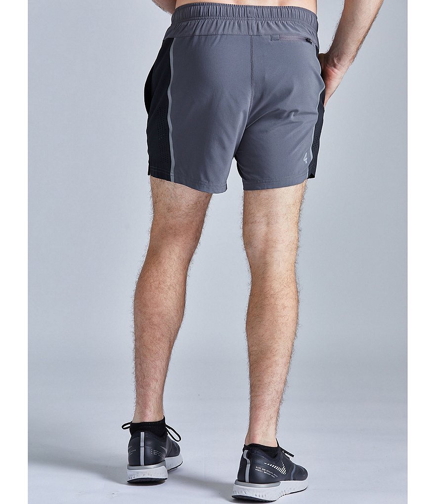 Fourlaps Mid-Rise Bolt 8#double; Inseam Training Shorts