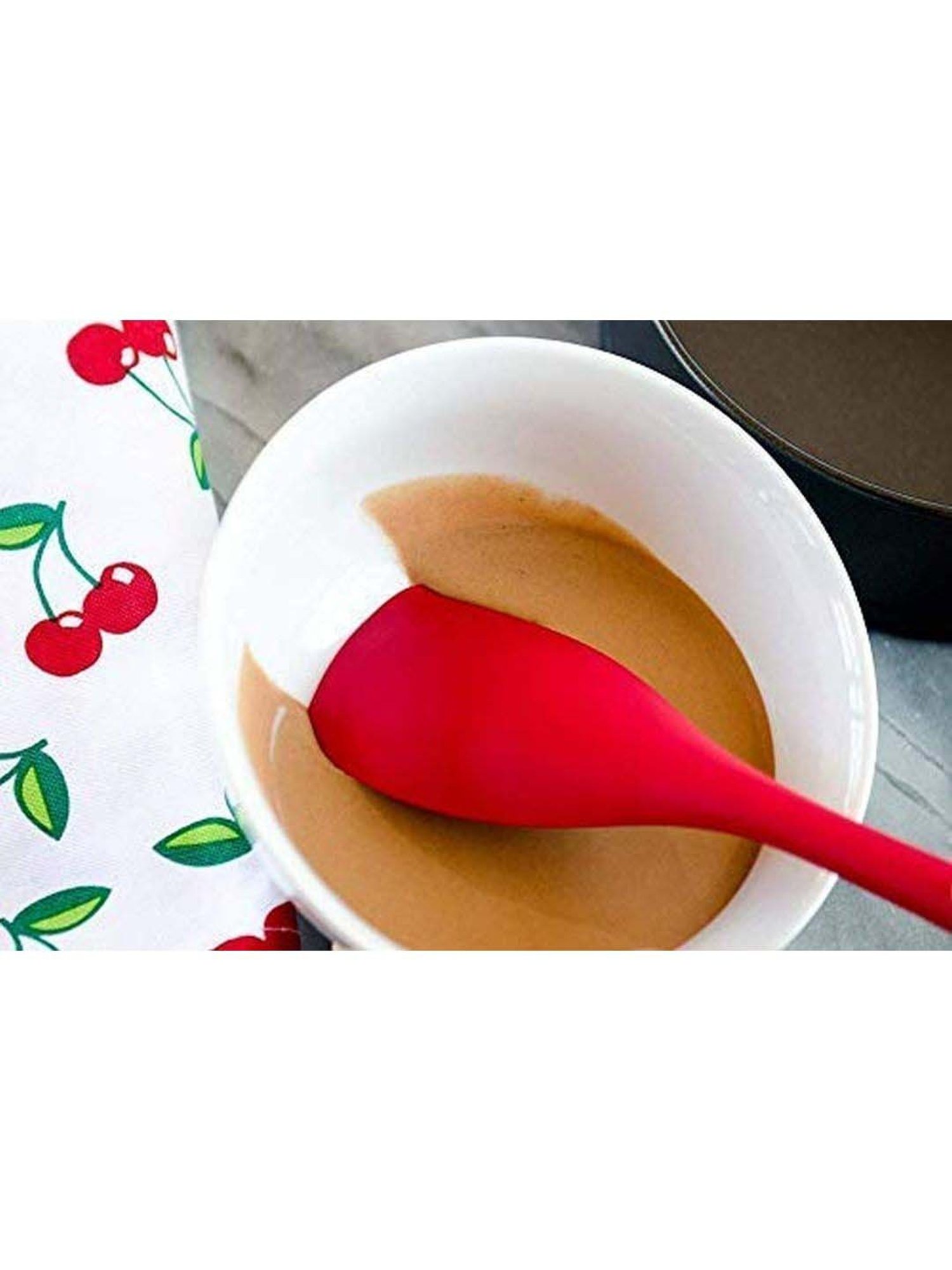 Femora Borosilicate Glass Microwave Safe Serveware Set with Spoon (2.1 L & 1.55 L) - Set of 3