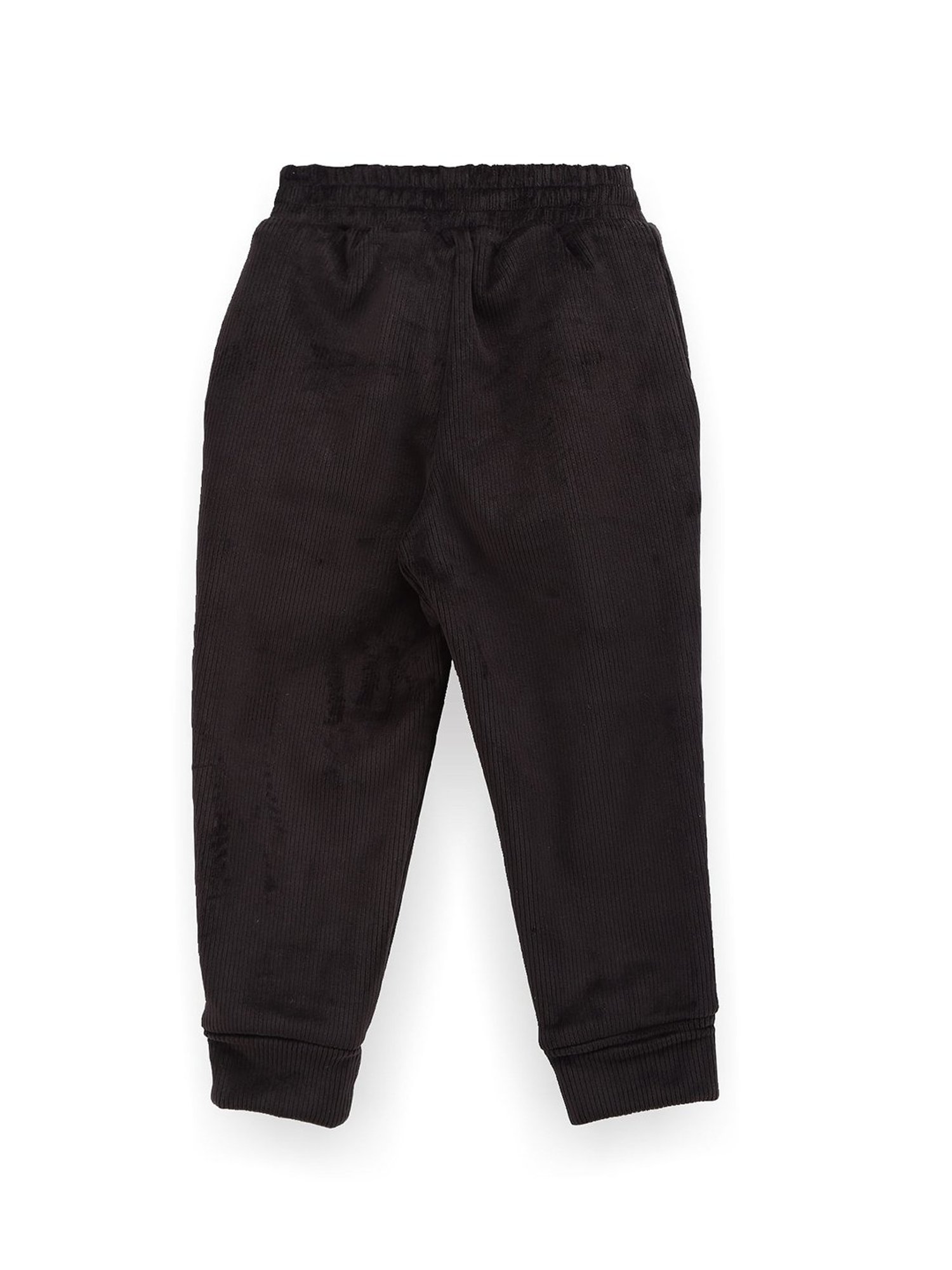 U.S. Polo Assn. Boys Black Solid Joggers
