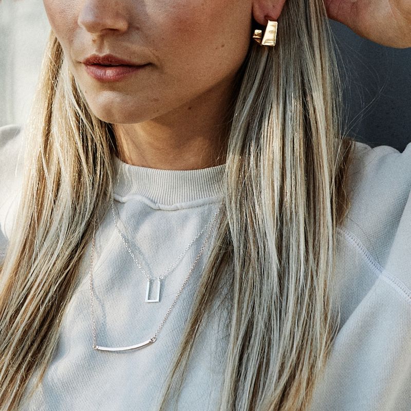 Sanctuary Project Square Hoop Earrings Gold