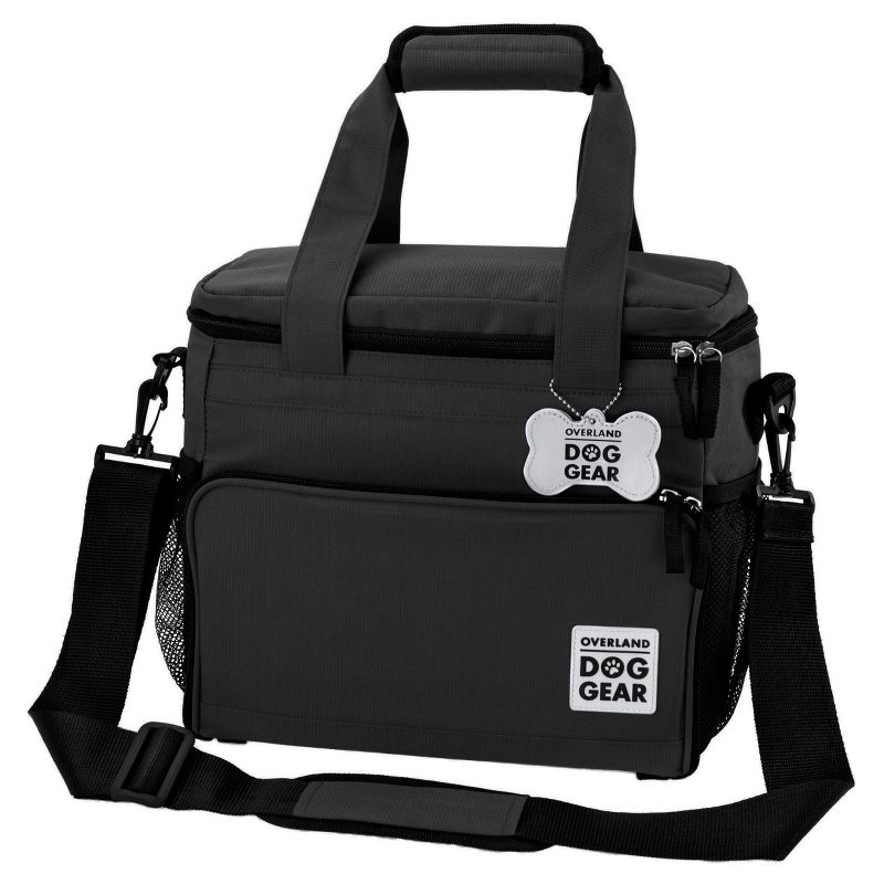 Overland Dog Gear Travel Bag - Week Away Bag for Small Dogs with 2 Food Carriers, Placemat & 2 Bowls