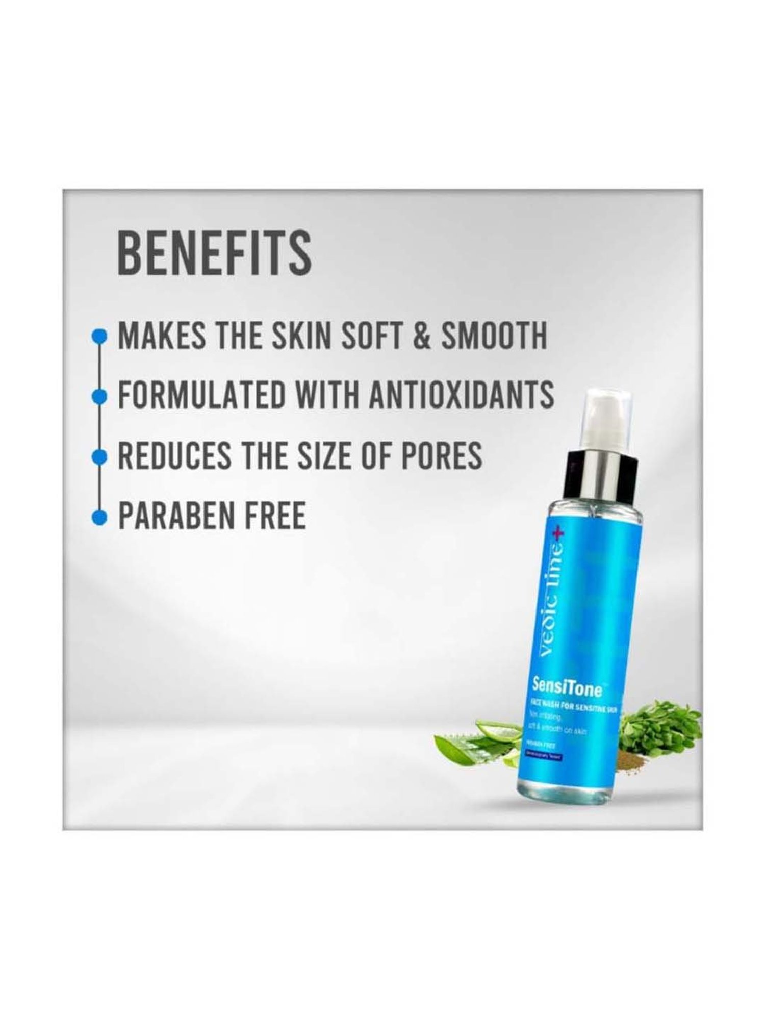 VEDIC LINE Sensitone Face Wash - 100 ml