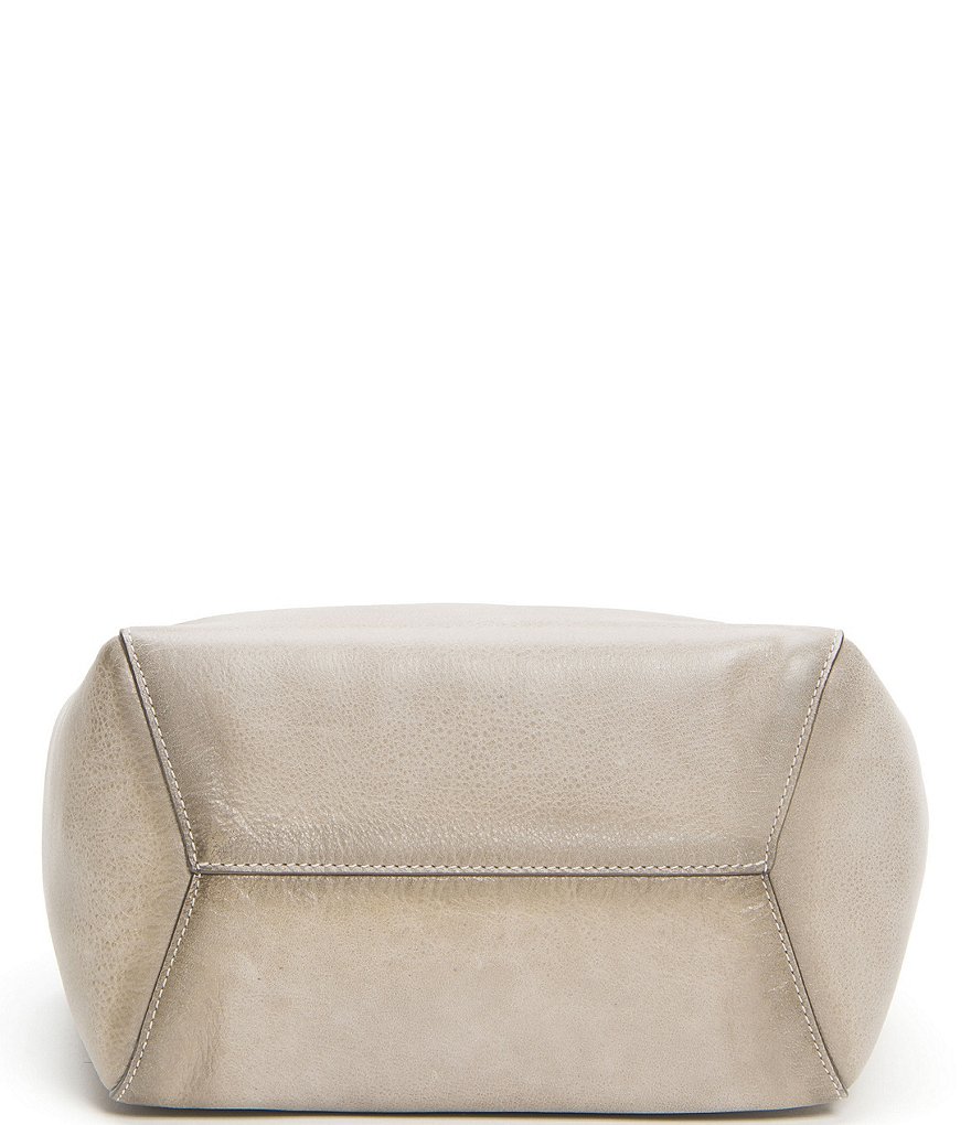 Frye Reed Magnetic Snap Leather Hobo Bag