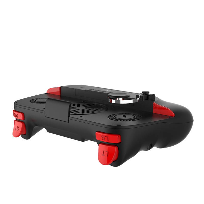 PUBG Fortnite Mobile Game Trigger, Megadream Phone Game Controller Game Grip Shoot Aim Trigger Gaming Joysticks Build in Cooling Fan and 2000mAh Power Bank for 4.5-6.5" Android iOS iPhone