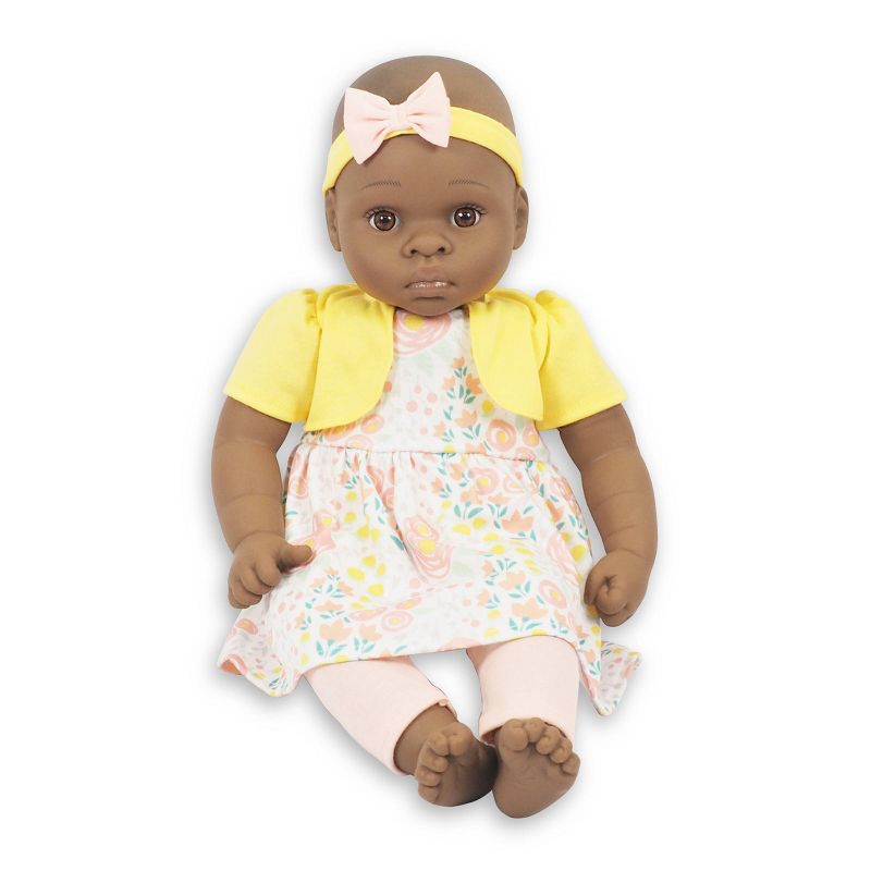 Madame Alexander 18" Small Wonders Sweet & Happy Baby Bedtime Set- Yellow