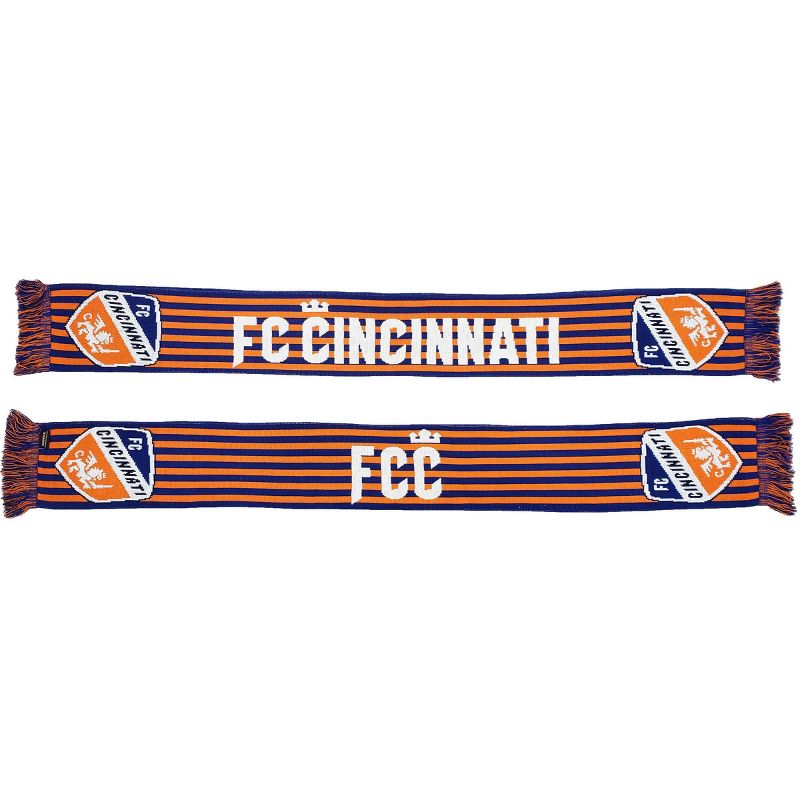 MLS FC Cincinnati Knit Stripes Scarf