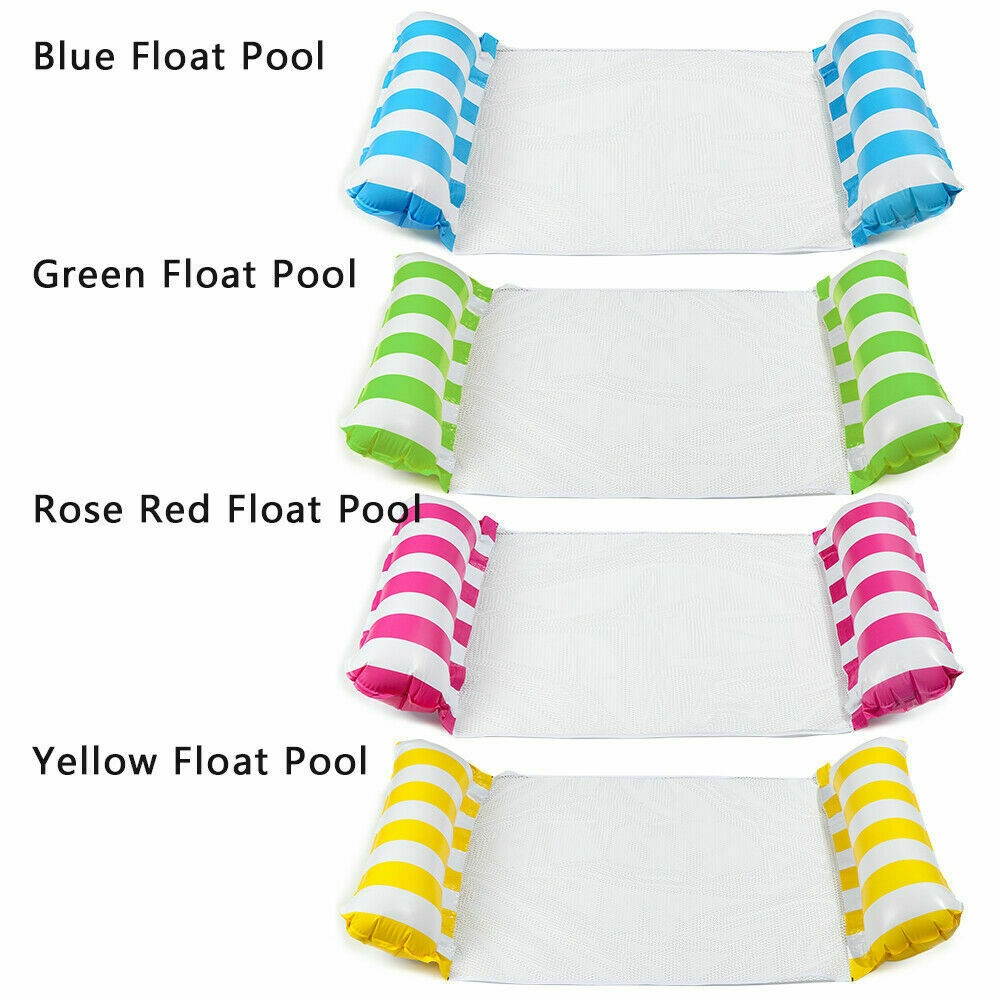Iatable Swimming Float Water Hammock Flong Pool Summer Beach Lounge Bed
