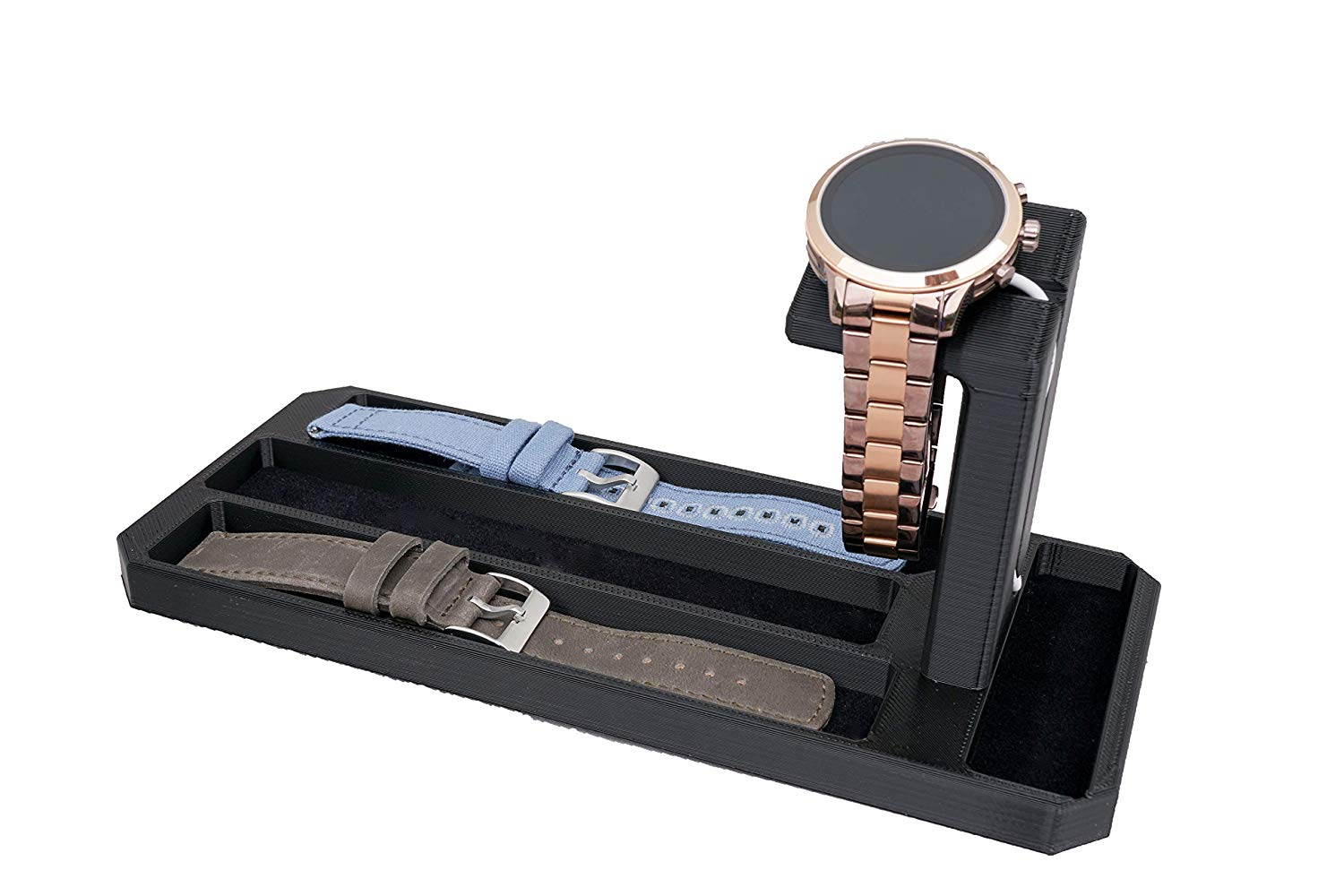 Artifex Design Stand Configured for 2018 Michael Kors Access RUNWAY Connected HR Smartwatch Charging Stand, Artifex Charging Dock Stand, Will NOT FIT Previous 2017 (Last Gen) Non HR Model (Band Combo)