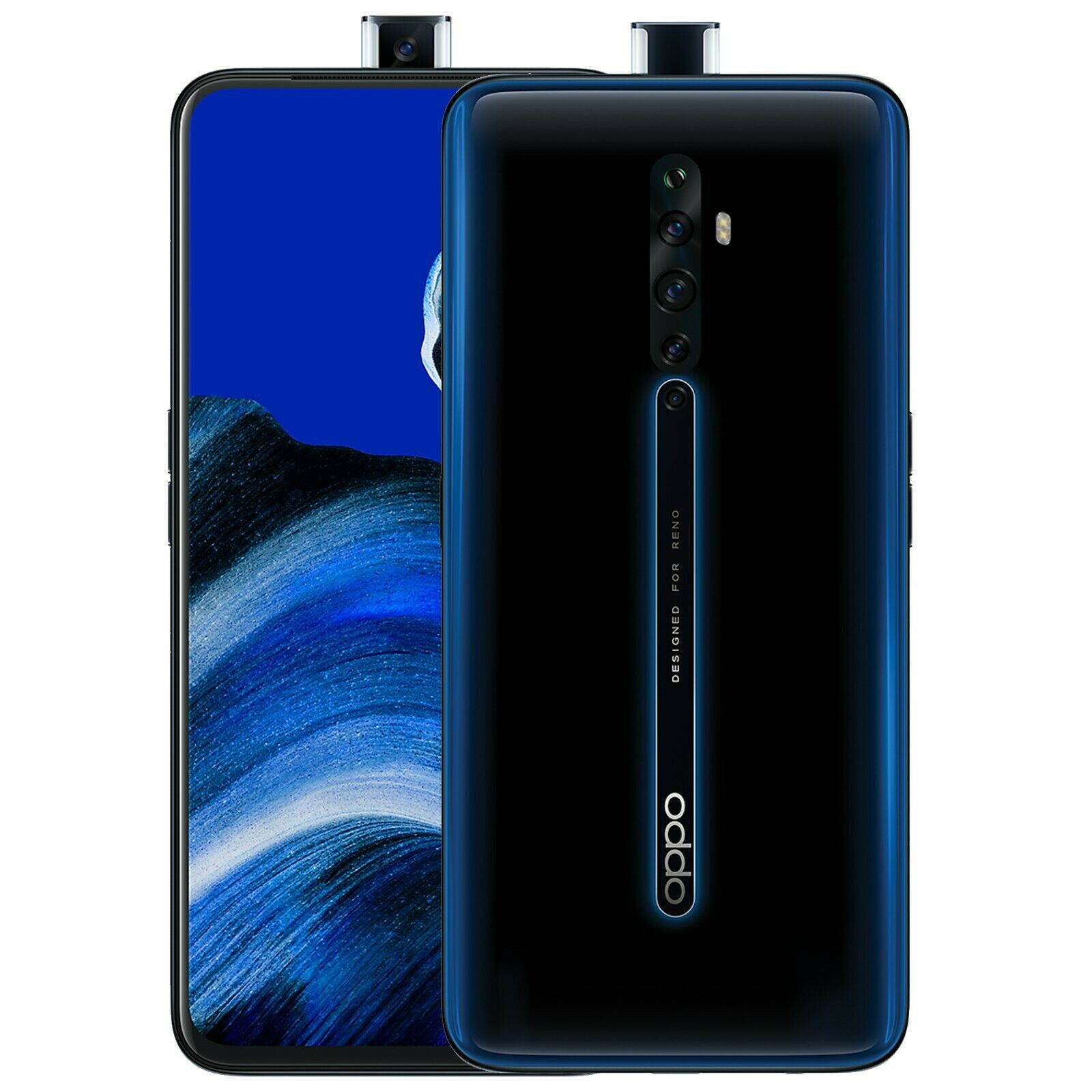 OPPO Reno2 Z Dual-SIM CPH1951 128GB + 8GB RAM Factory Unlocked 4G/LTE Smartphone - Luminous Black