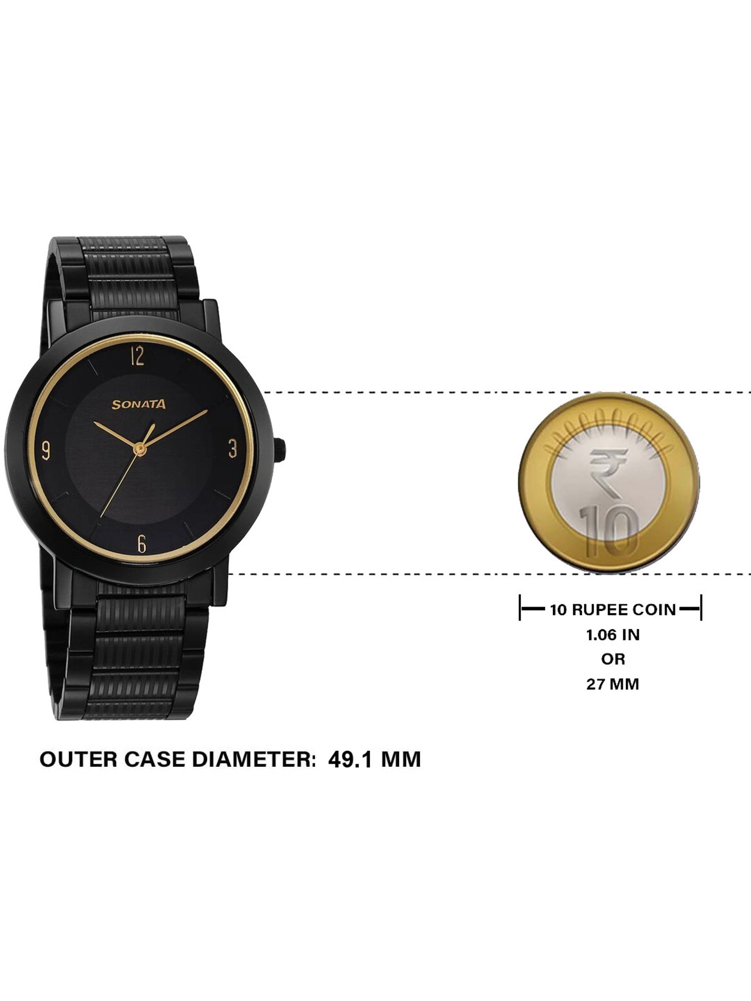 Sonata 77108NM02 Analog Watch for Men