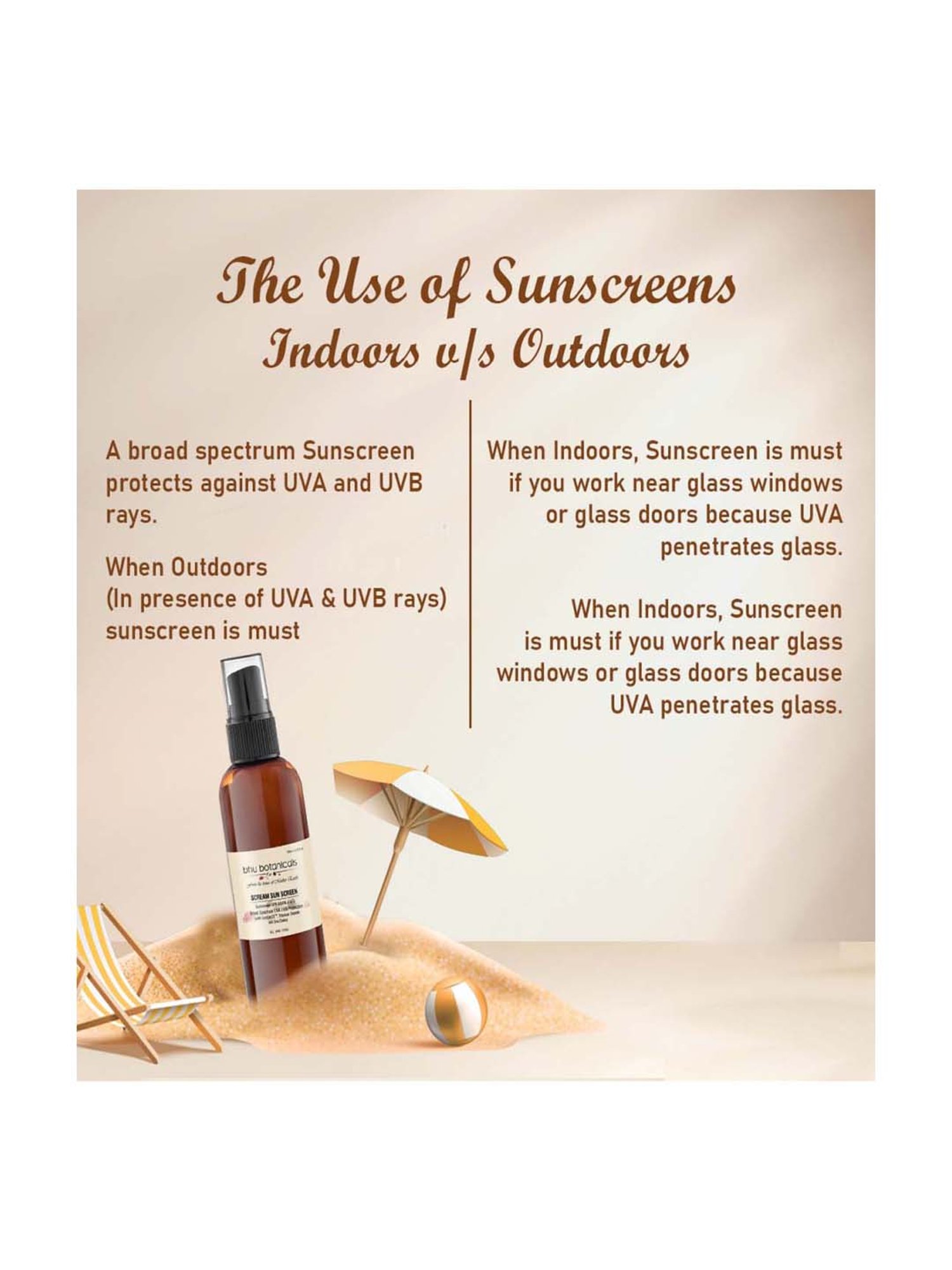 bhu botanicals Sunscreen Lotion - 100 ml